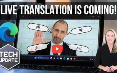 AI audio translation previews in Microsoft Edge